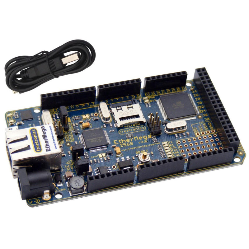 EtherMega Ethernet Arduino Compatible Microcontroller