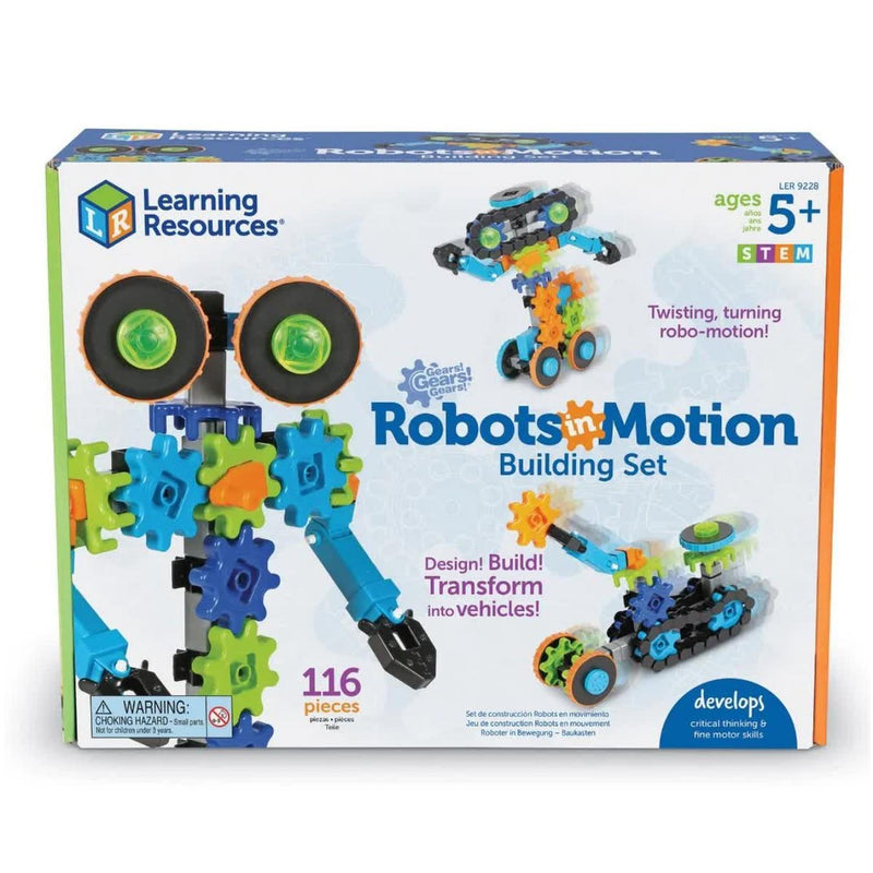 Robots in Motion Building Set: Gears! Gears! Gears!