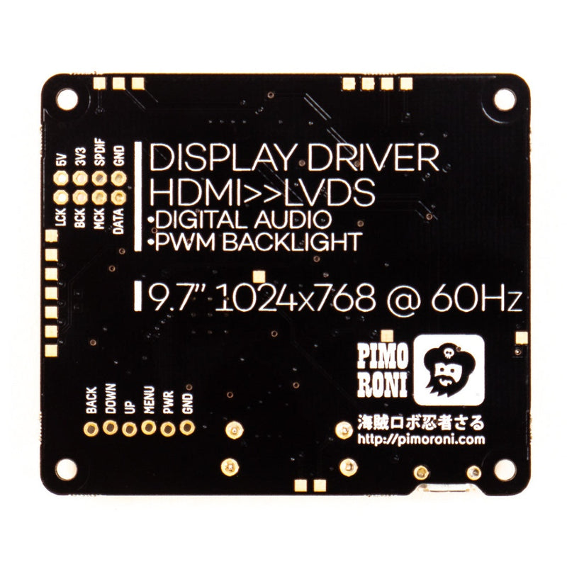 HDMI 10-inch LCD Screen Kit (1024x768)