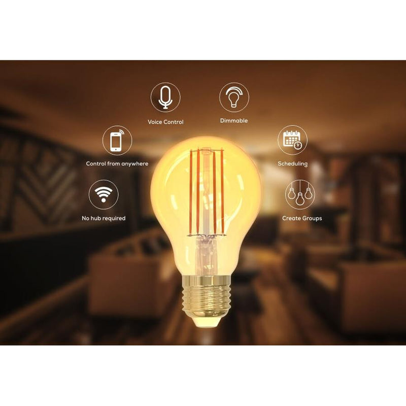 Homeflow WiFi Smart Light Bulb E27 5.5W Warm White