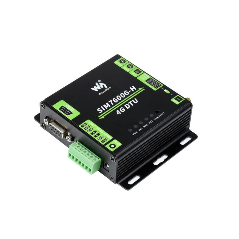 Industrial Grade SIM7600G-H 4G DTU, USB UART/RS232/RS485, LTE Global Band (US)