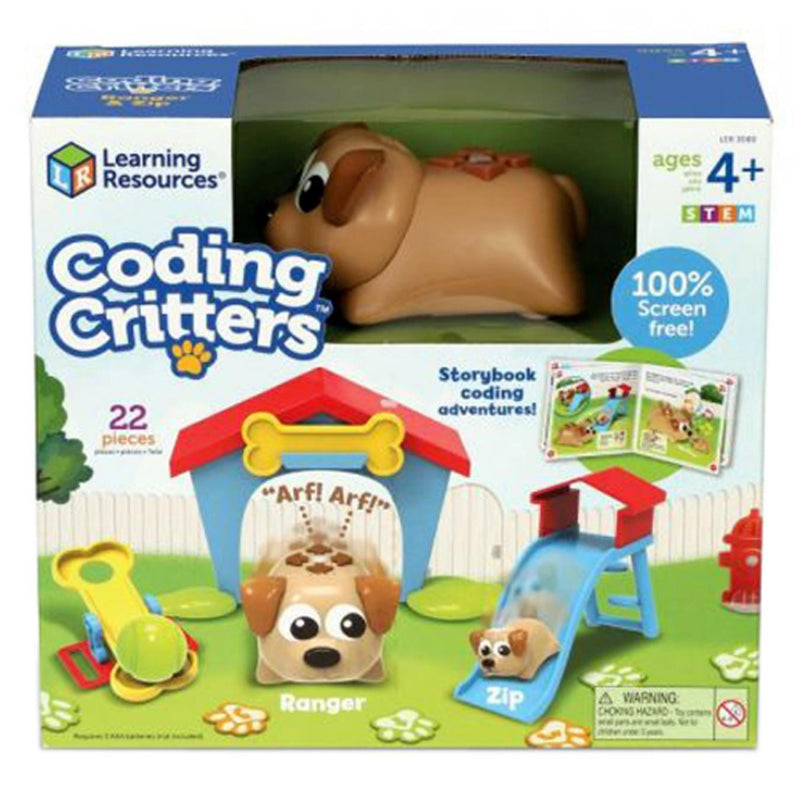 Learning Resources Coding Critter Ranger & Zip Programmable Toy
