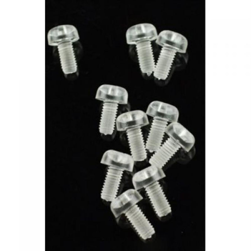M3 x 6mm Clear Nylon Screws and Nuts (10)