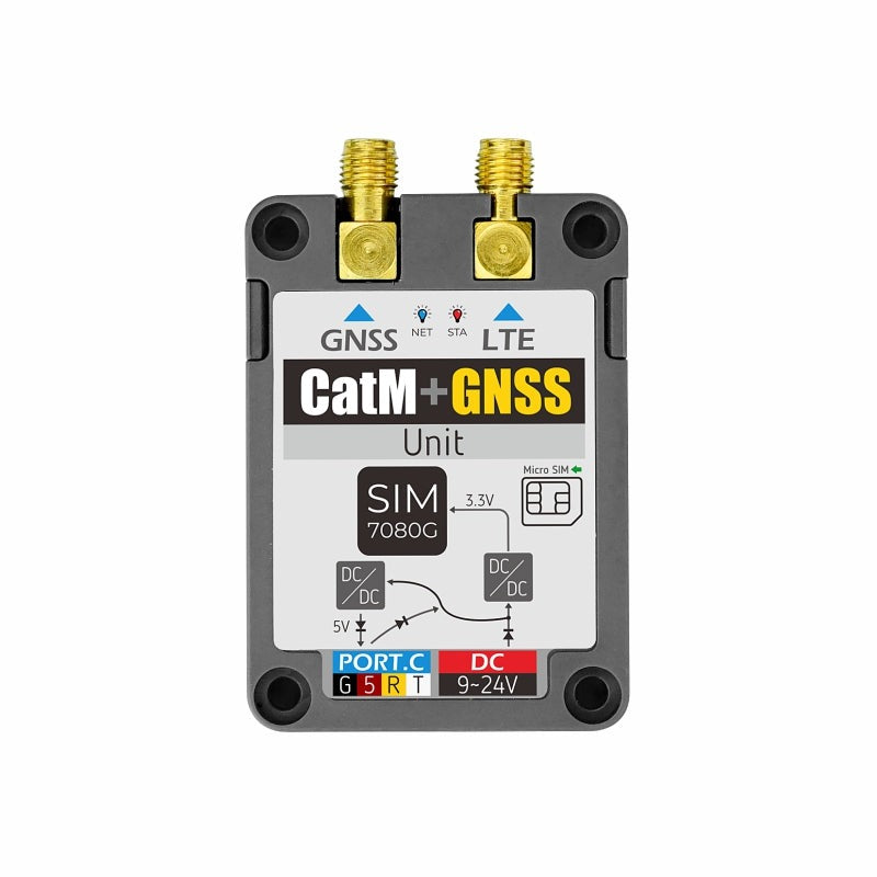 M5Stack SIM7080G CAT-M/NB-IoT+GNSS Unit w/ Telec Antenna