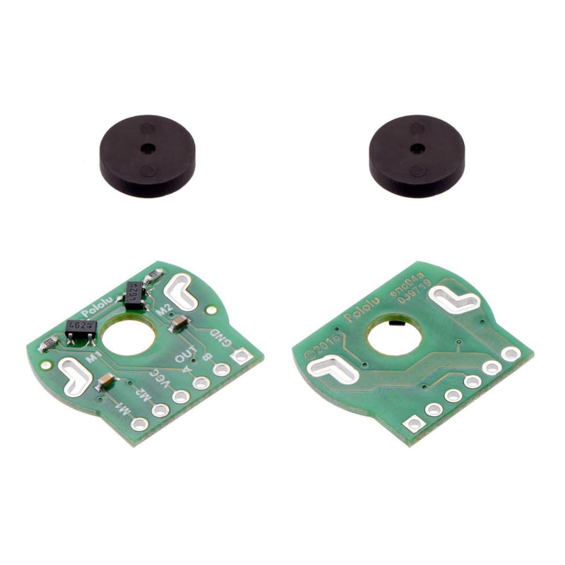 Magnetic Encoder Pair Kit for Mini Plastic Gearmotors (12 CPR, 2.7-18V)