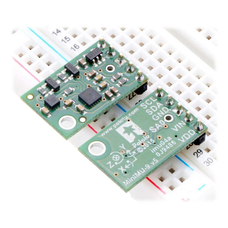 MinIMU-9 v5 Gyro, Accelerometer and Compass (LSM6DS33 and LIS3MDL Carrier)
