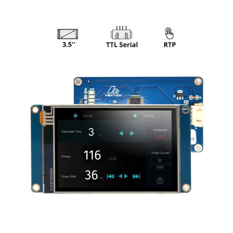 Nextion NX4832T035 3.5 Inch HMI TFT LCD Touch Display Module