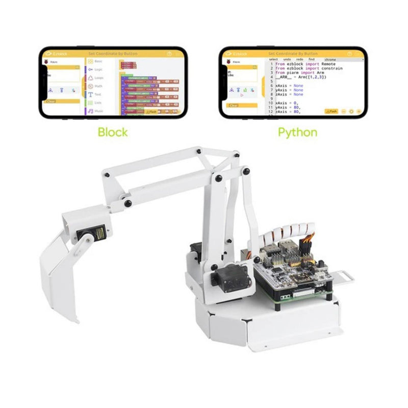 PiArm Robot Kit A 3+1 DOF Multifunctional Robot Arm Kit Based on Raspberry Pi