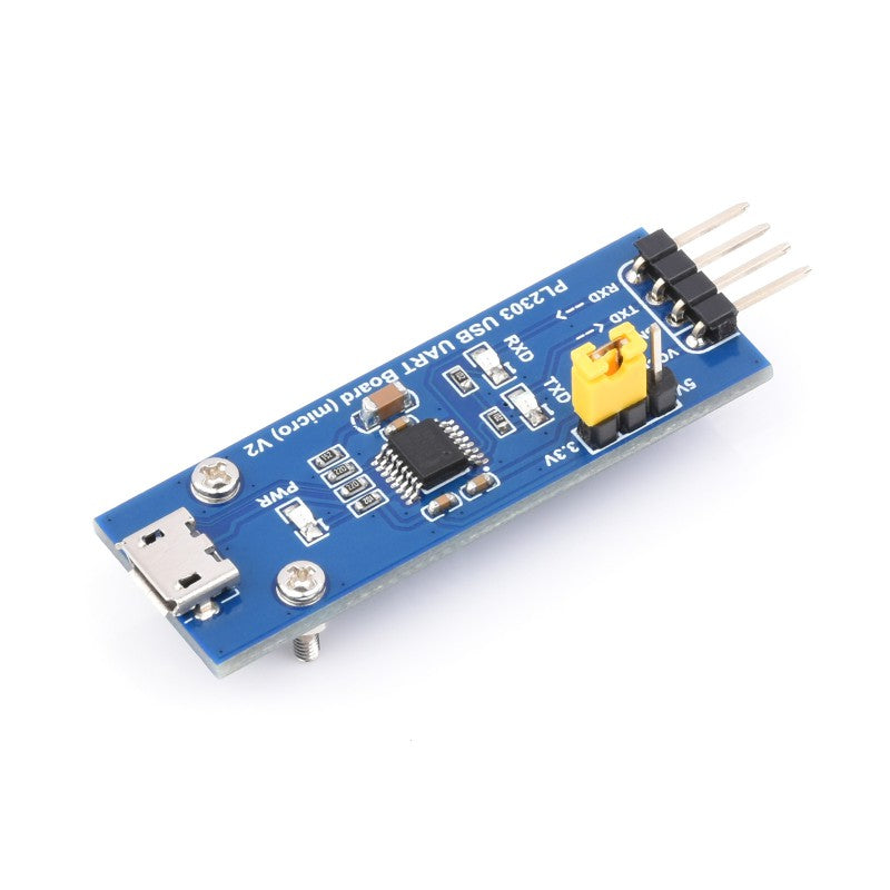 PL2303 USB to UART (TTL) Communication Module, Micro USB Connector