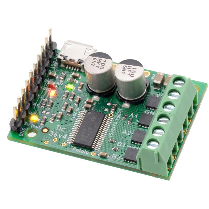 Pololu Tic 36v4 USB Multi-Interface Stepper Motor Controller (Soldered)