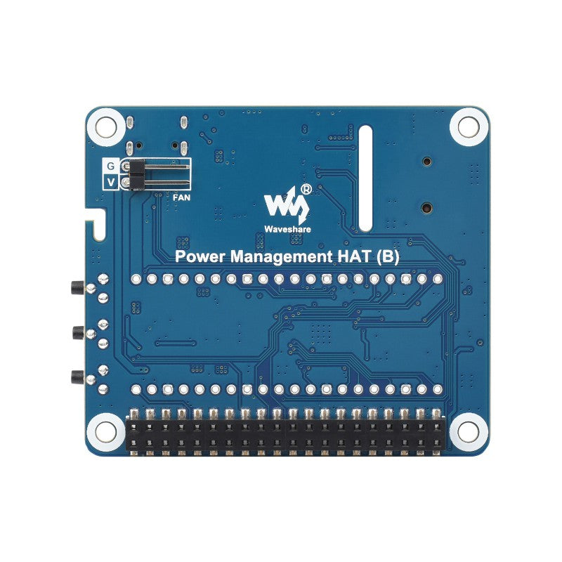 Waveshare Power Management HAT for RPi, Charging & Power, RTC, Multiple Protection