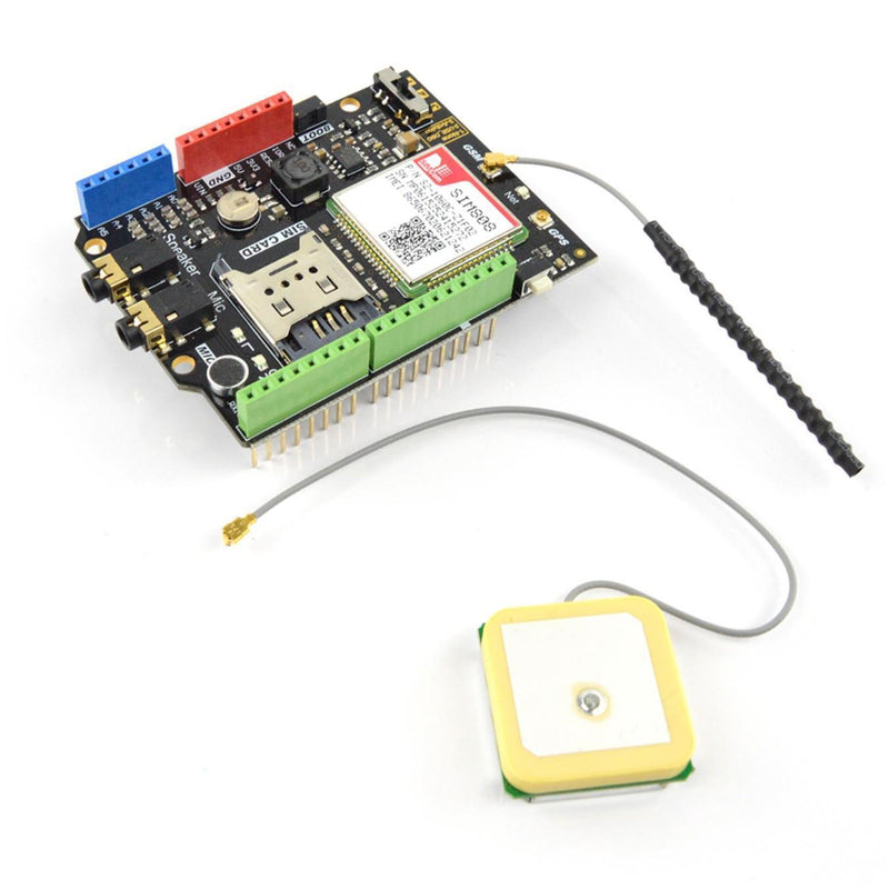 SIM808 GPS/GPRS/GSM Arduino Shield