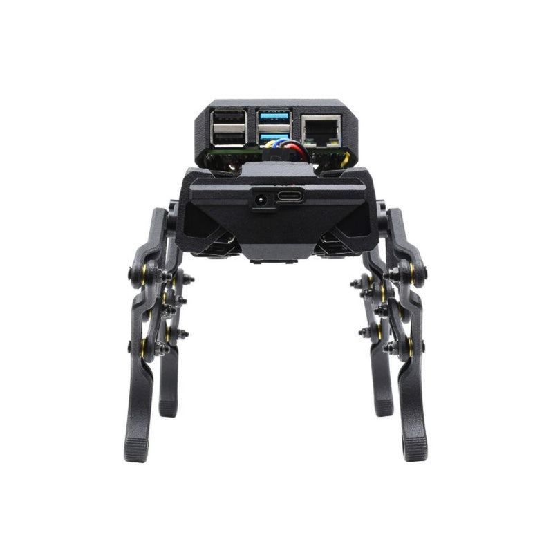 WAVEGO 12-DOF Bionic Dog Robot for ESP32 & PI4B w/ Facial Recognition (US Plug)