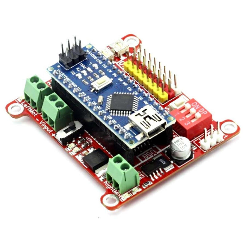 JSumo Wing Arduino Robot Controller (w/ Arduino Nano)